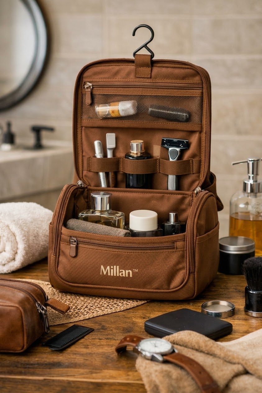 MILLAN™ Premium Travel Toiletry Organizer