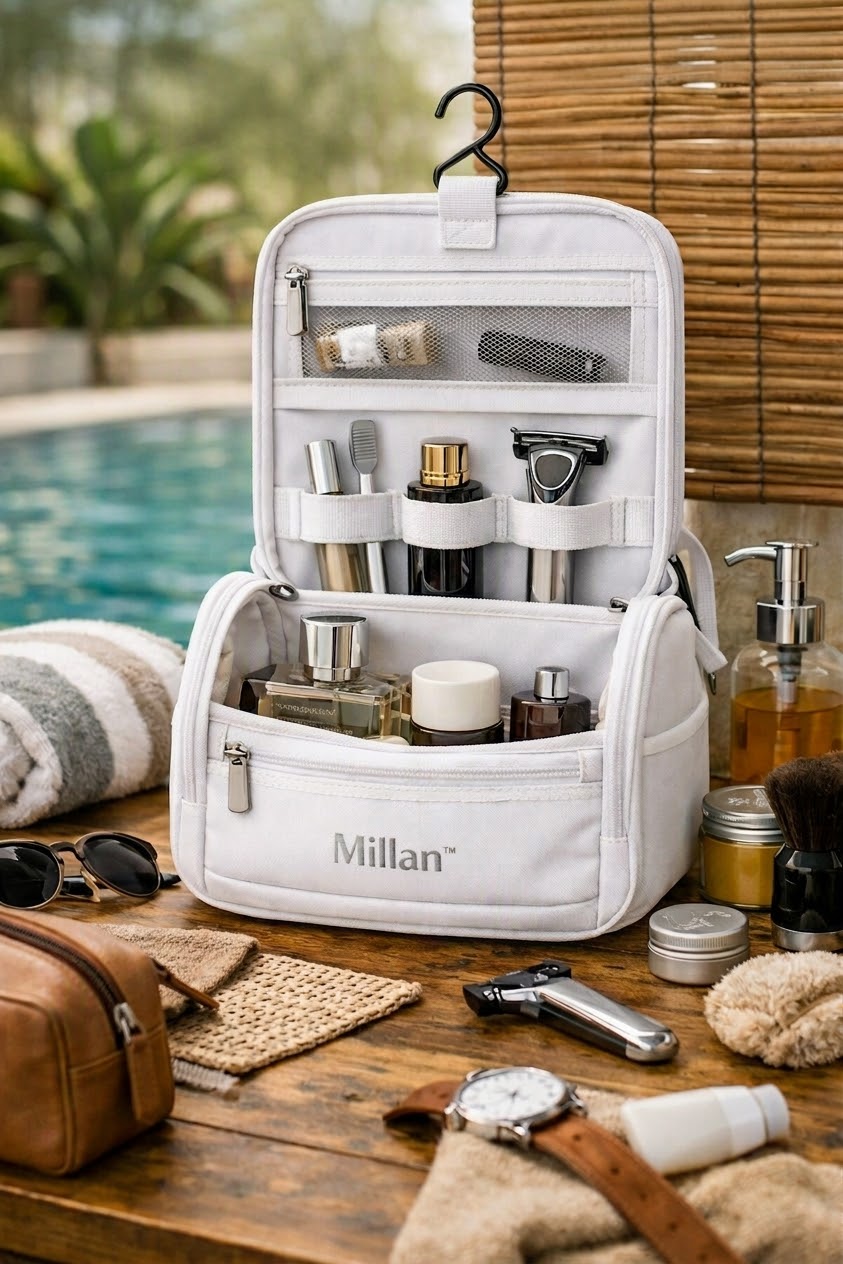 MILLAN™ Premium Travel Toiletry Organizer